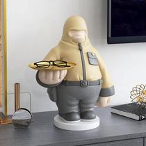 Orangutan entrance hall key storage ornaments home accessories living room TV cabinet tray wedding gift for newlyweds