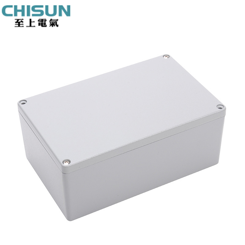 FAS3-1 188*120*78 cast aluminum waterproof box aluminum box wiring gray paint anti-corrosion explosion-proof anti-drilling