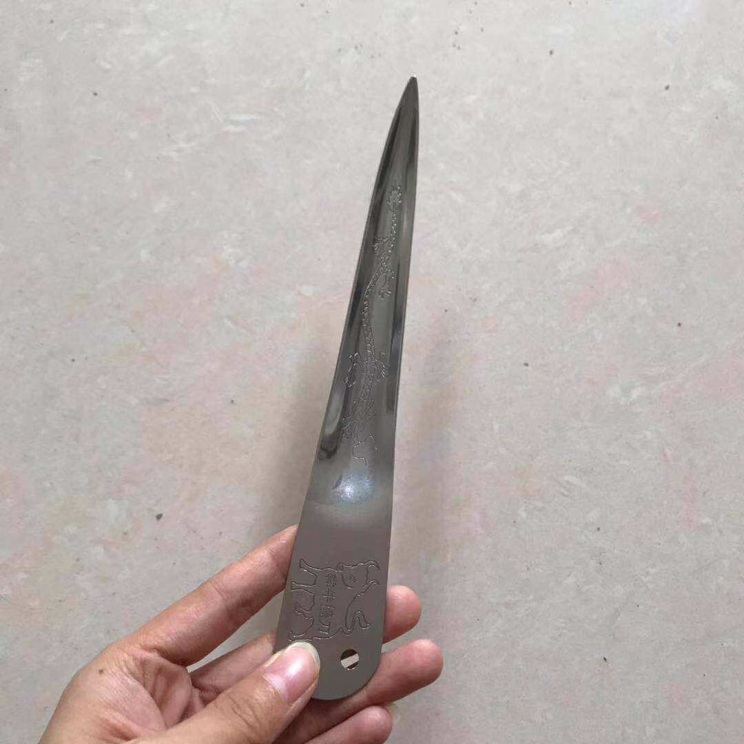 Beech ox dragon pattern crowbar woven vine crowbar woven rattan tool pick knife pry blade knife willow weaving tool