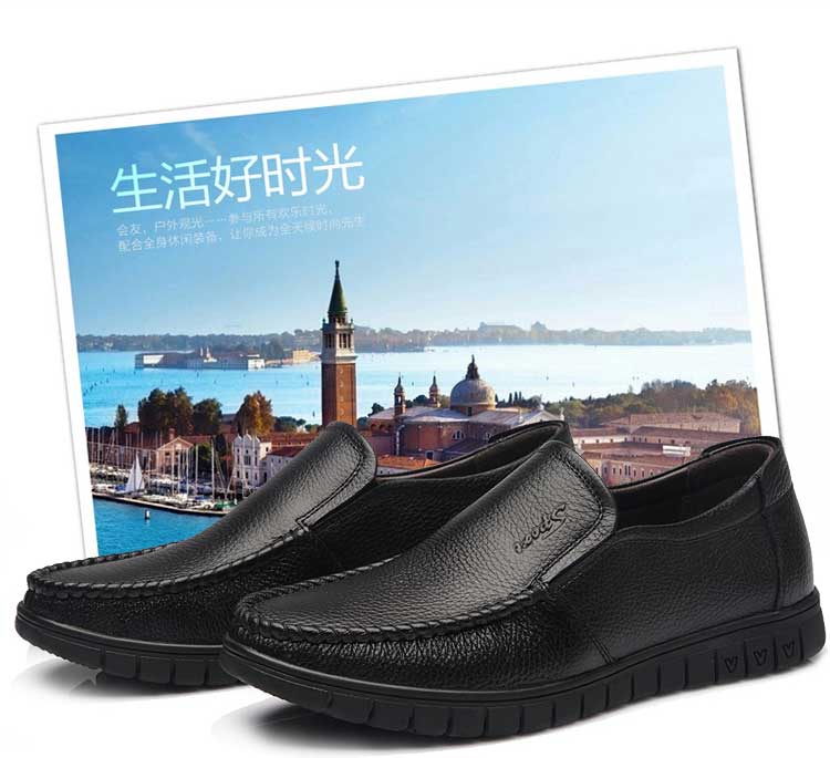 Mùa hè thoáng mát giày da nam dép da nam trung niên 40 tuổi trung niên 50 rỗng 60 tuổi giày cha giản dị giày nike nam
