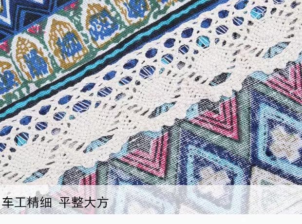 Phong cách dân tộc Đông Nam Á Chất liệu cotton và khăn trải bàn bằng vải lanh Bàn cà phê bàn ​​ăn khách sạn gian hàng hội nghị tiệc khăn trải bàn giấy trải bàn ăn dùng 1 lần