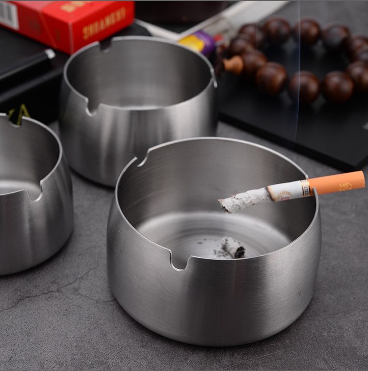 Metal Chinese ashtray home anti-fall anti-fly ash ashtray hotel hotel bar KTV windproof ashtray