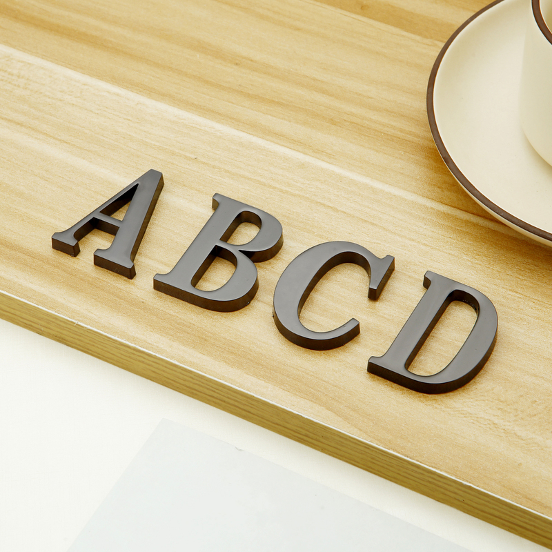【Direct from Factory】Alphanumeric Doorplate Metal 3D Home Signage Indicator Plate Hotel Guesthouse English Self-Adhesive 【Direct from Factory】Alphanumeric Doorplate Metal 3D Home Signage Indicator Plate Hotel Guesthouse English Self-Adhesive