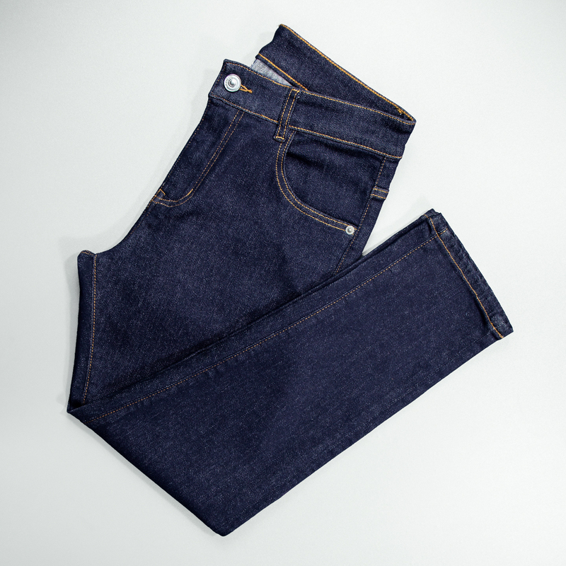 Summer Thin Style Men's Classic Nine-Point Jeans, Soft Stretchy Versatile Slim-Fit Selvedge Denim Pants