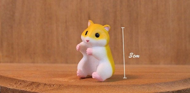 Nhật Bản xác thực Epoch đi bộ thỏ giữ hạt dưa nhỏ Hamster cảnh xoắn trứng búp bê đồ chơi trang trí tay - Capsule Đồ chơi / Búp bê / BJD / Đồ chơi binh sĩ búp bê