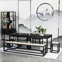 New Chinese tea table and chair tea set integrated modern simple office leisure tea table home Zen tea table
