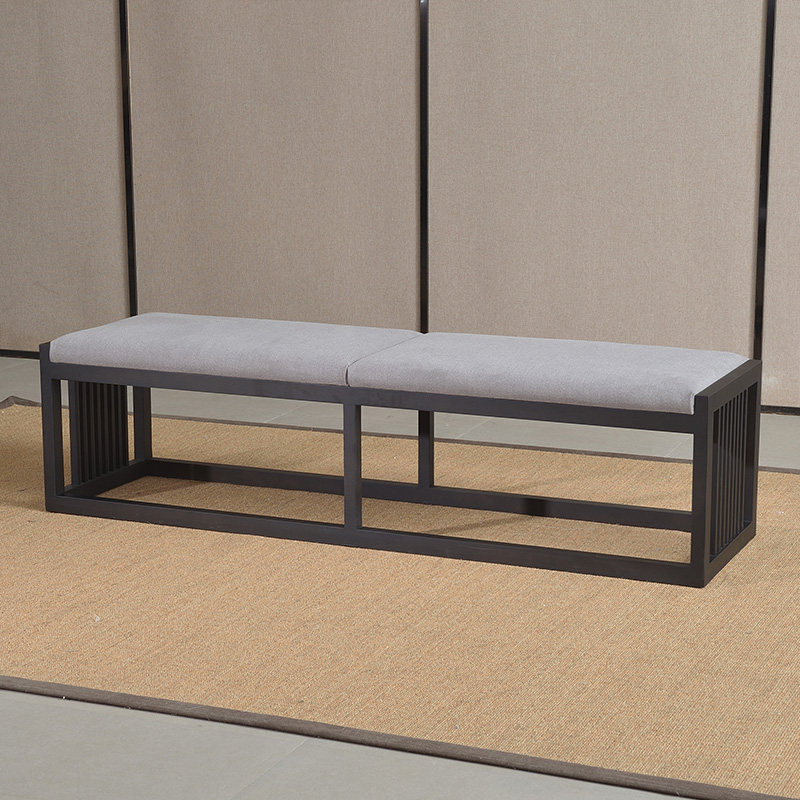 New Chinese iron art changing shoes stool Stool Tailstool Clothing Shop strip stool Bench Dressing Room Doorway wearing a shoe stool minimalist cloth Art Stool