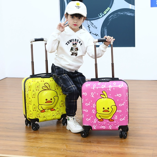 Мультяшный универсальный детский чемодан с сидением подходит для мужчин и женщин, делается под заказ, 18 дюймов, 20 дюймов, 3D
