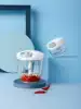 Japanese rotary food shredder Garlic chopper Vegetable machine Manual rope grinding small grinder Garlic squeezer Garlic puree