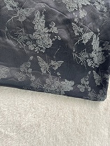 Gray and black background rayon blended jacquard fabric Chinese style new Chinese style top vest cheongsam fabric