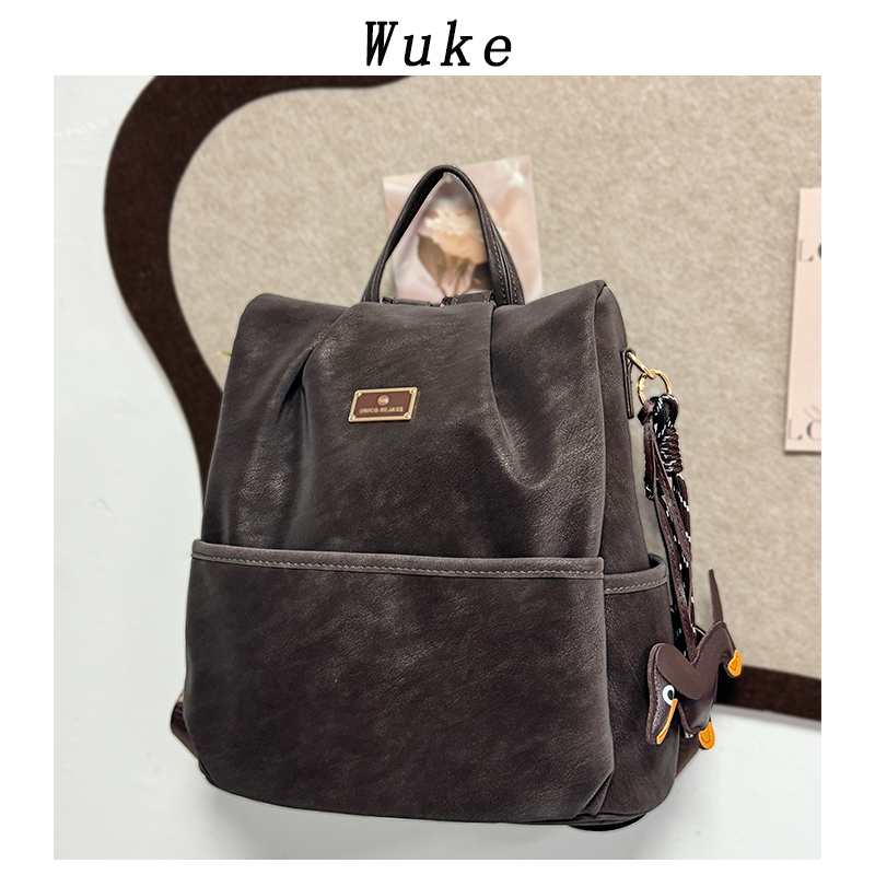 Korean-Style Large-Capacity Commuter Backpack, Versatile Tote Shoulder Bag for Women, Lightweight Multifunctional Letter Backpack for Students