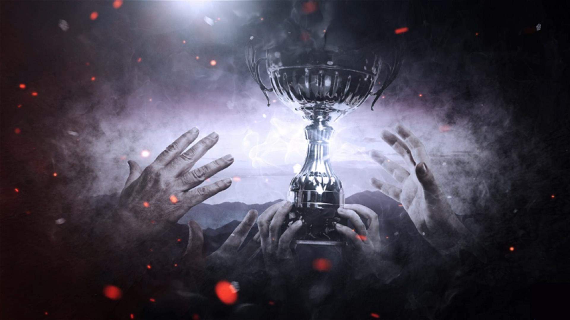 2017年震撼大气火焰气势宣传片头粒子金属文字企业年会开场片头AE模板