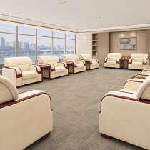 Meeting Sofa Reception Room Modern Chinese Hotel Owner Manager Business Guests Office VIP Sofa Talks