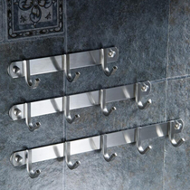 304 stainless steel clothes hook hotel clothes hook toilet row hook door rear adhesive hook clothes adhesive hook kitchen single hook