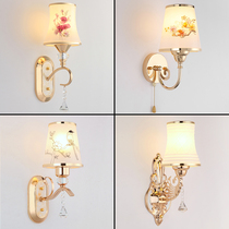 Wall lamp Bedroom bedside lamp Warm simple modern creative lamp Living room staircase aisle Hotel balcony single and double head