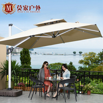  Outdoor umbrella Parasol Courtyard umbrella stall Outdoor open-air European-style garden security guard pavilion Sun umbrella Roman umbrella