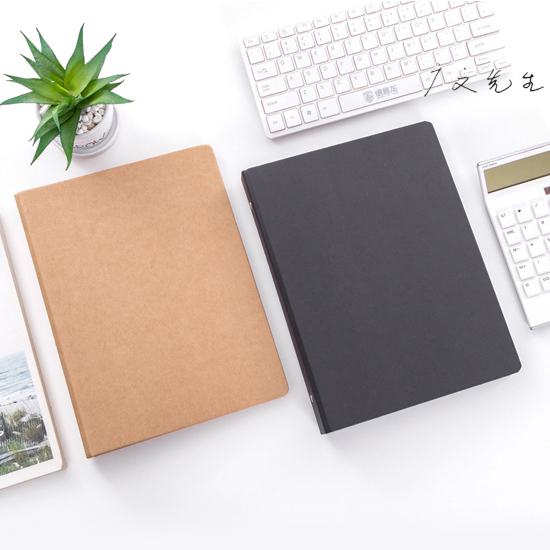 26 holes loose sheet Ben b5 a5 notebook stationery student notepad Thickened Grid Hand Ledger