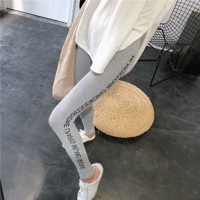 Mùa thu phiên bản Hàn Quốc của quần nhà nữ cao eo modal quần căng quần legging ấm quần cotton đồ ngủ quần ống suông nam