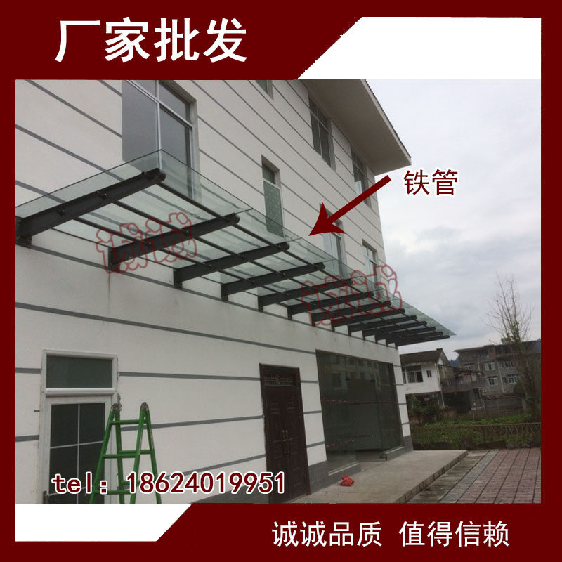 Canopy steel beam cross pipe painted iron pipe stainless steel pipe pull rod pull accessories connecting pipe decoration balance