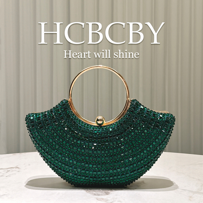 2025 New High-End Socialite Evening Bag, Luxurious Diamond-Encrusted Clutch Bag, Evening Bag, Elegant Rhinestone Handbag for Women