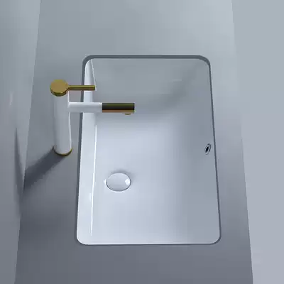 70cm large size Subbasin washbasin home hotel dressing room oversized embedded ceramic wash basin