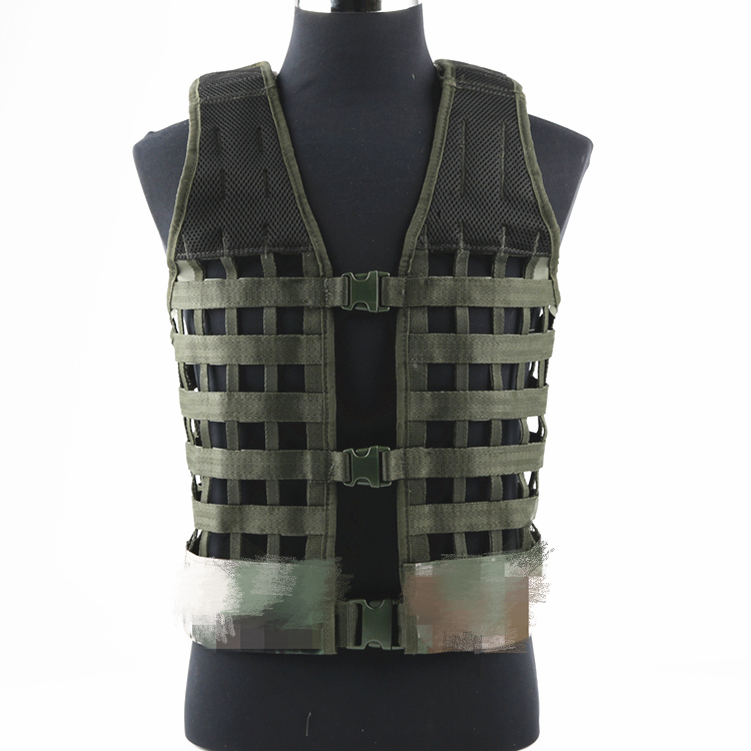 06 Anti-shot figure Hollow high strength fabric tactical vest carrying gear outdoor training vest absorbent bullet bullet bag