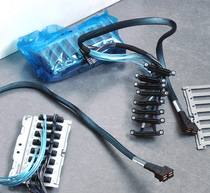 12G Mini SAS cable 2SFF8643 to 8SAS 29P 8482 server motherboard 2 to 8