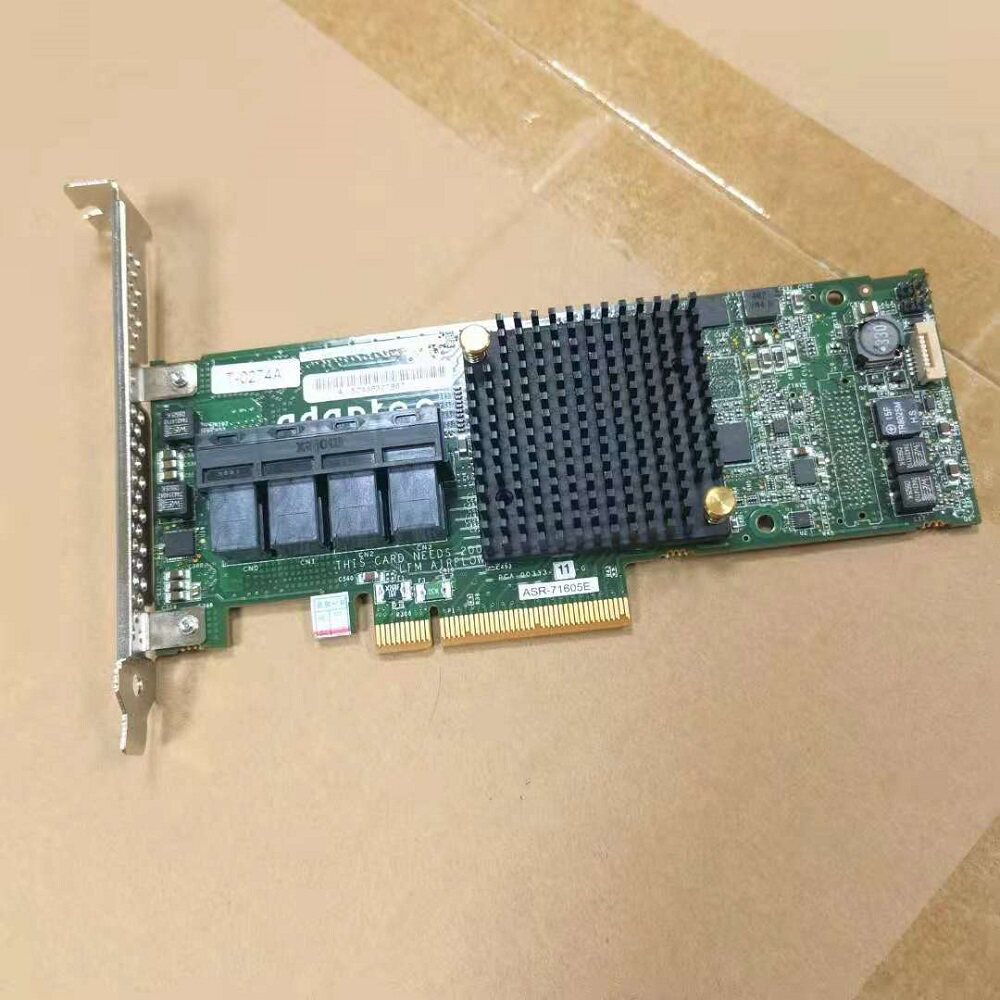 PMC Adaptec ASR-71605E 256M 16-port Array card 6G HBA Pass-through card JBOD 16 disks