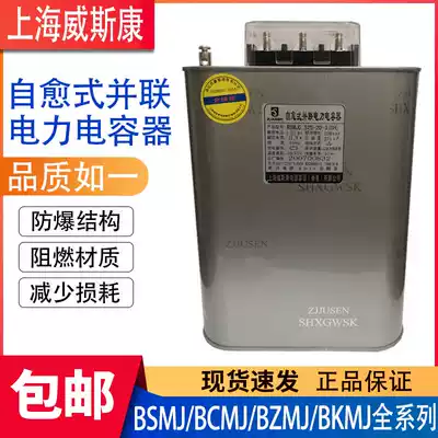 Shanghai Wiskang BSMJ0 45 0 48-50-self-healing 3 low voltage parallel power capacitor 0 4-50-1