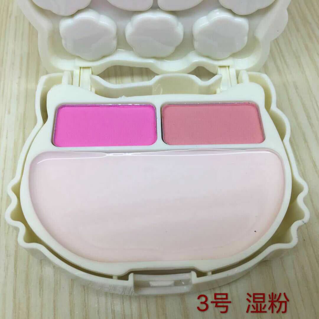 Hộp trang điểm Lei Qi Trang điểm Pan dành cho người lớn Trẻ em Hộp trang điểm Phấn mắt Lip Gloss Set phấn mắt coco venus