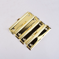 Gold clip 120mm metal plate clamp press folder folder writing board holder ticket clamp splint accessories