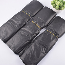 Black home office thickened vest-style plastic bag disposable large medium size special thick portable garbage bag