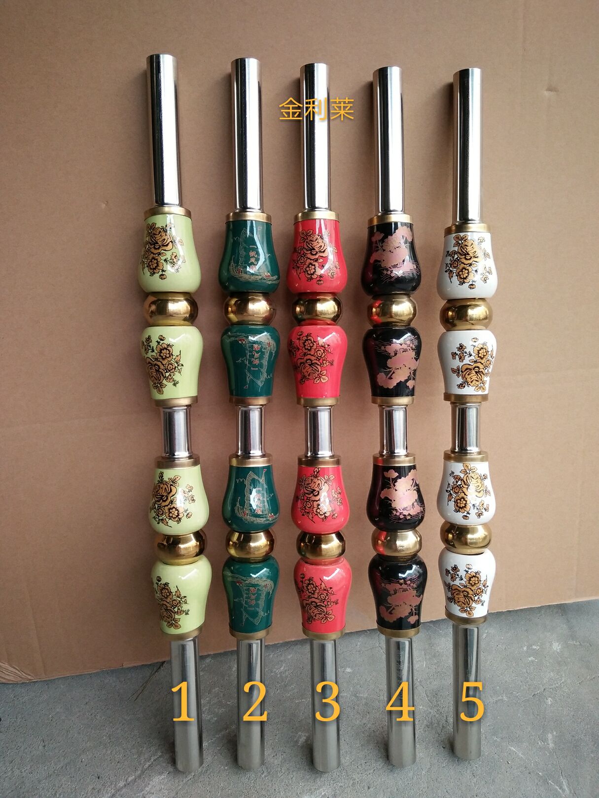 Stainless Steel Stairway Armrest Column Armrest Column ceramic upscale Grilled Plinth Wall column railing Balcony Rangers column