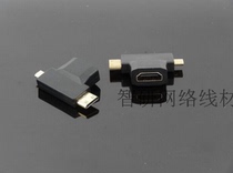 HDMI three-in-one headmini HDMI head micro HDMI to turn HDMI mother head mini HDMI revolution mother