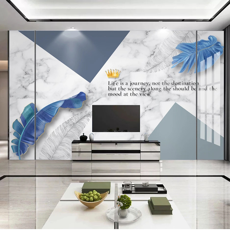 Minimalist light extravaganza Bamboo Wood Fiber TV Background Wall Living-room Sofa Integrated Wall Panel wall panel Buttoned Plate Decoration Painting