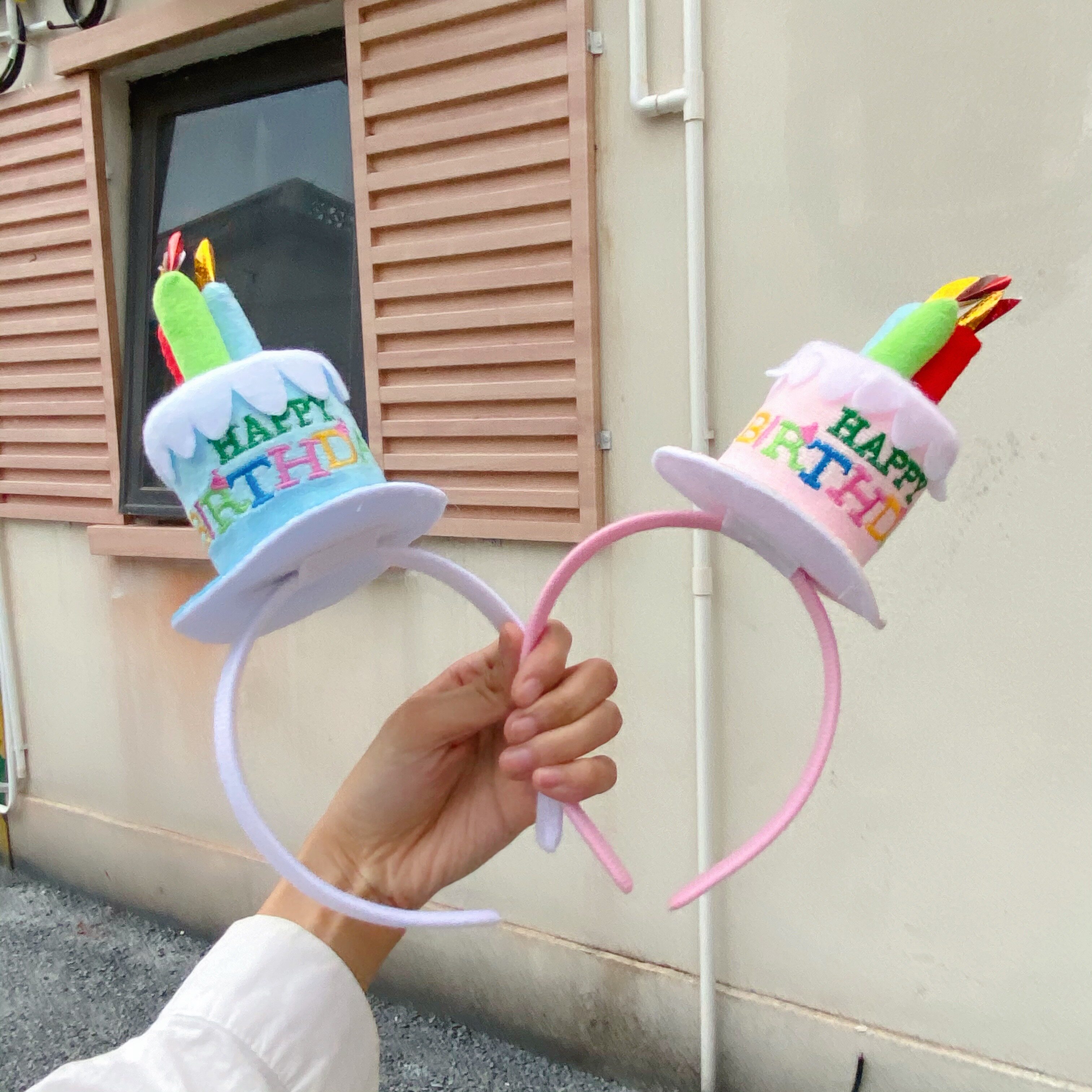 Korea Ins Birthday Cake Hair Stirrup Festival Party Dress Hairdrester Cute Gathering Candle Head Accessories Hair Accessories Hair Accessories