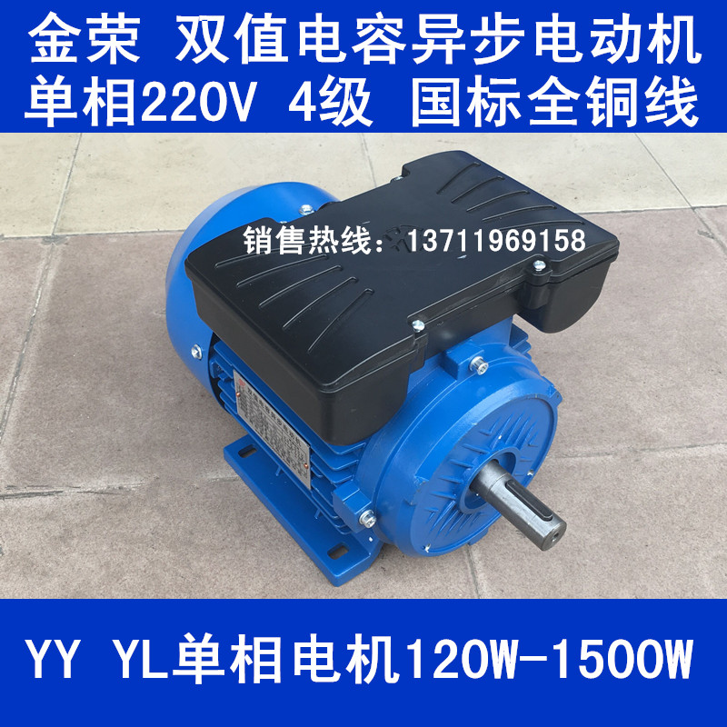 Gold Rong Double Value Capacitive Heteroelectric Motor single-phase 220V YY6324 4 YL90L-4 YL90L-4 120W-1500W-Taobao