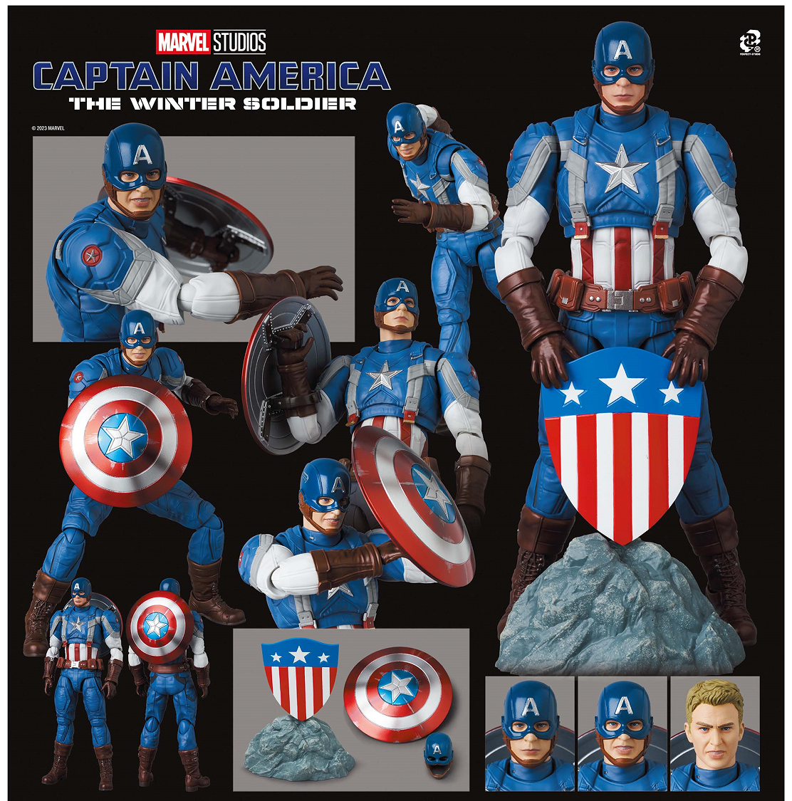 アメコミ MAFEX CAPTAIN AMERICA COMIC Ver. d MAFEX 