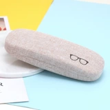 Модные металлические креативные очки, портативная коробка, из хлопка и льна, простой и элегантный дизайн