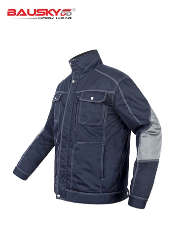 Рабочая камень Baoshi B217 Хлопковая куртка рабочая одежда хлопок хлопка хлопка хлопка, сильная одежда -устойчивая, холодная рубашка, больше карманной теплой одежды