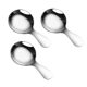304 stainless steel short handle spoon short handle soup spoon short high-end mini round spoon tea leaf spoon seasoning spoon portable spoon
