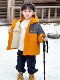 Boys' Fleece-Lined Jacket Autumn and Winter Parka 2026 New Style Children's Thick Cotton Coat Stylish Baby Winter Cotton Clothing