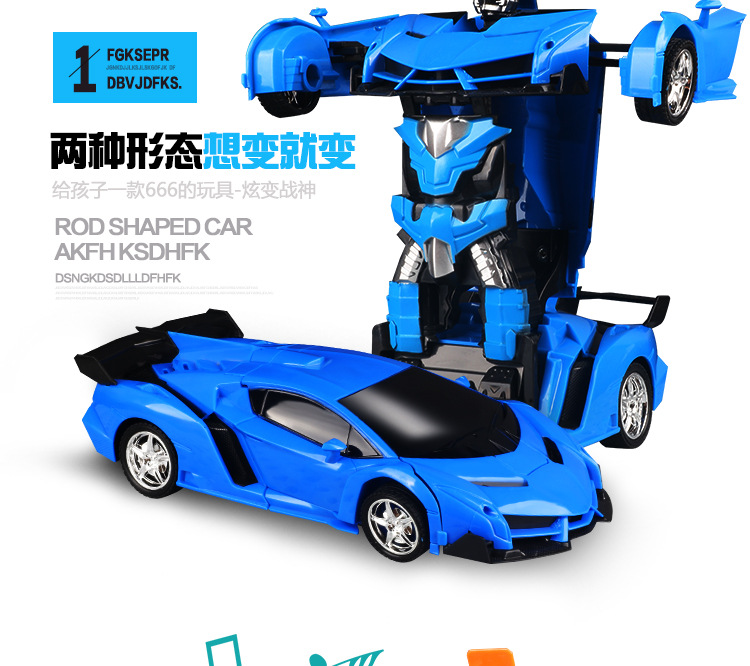 1:18 điều khiển từ xa xe đồ chơi gian hàng đồ chơi xe robot robot một nút biến dạng điều khiển từ xa xe đồ chơi trẻ em đồ chơi xếp hình cho bé