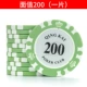 Phòng chơi bài Chip Card dành riêng cho Texas Holdem Mahjong Chip Coin Mã thông báo Crown Baccarat cao cấp - Các lớp học Mạt chược / Cờ vua / giáo dục