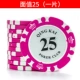 Phòng chơi bài Chip Card dành riêng cho Texas Holdem Mahjong Chip Coin Mã thông báo Crown Baccarat cao cấp - Các lớp học Mạt chược / Cờ vua / giáo dục