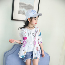 Girl Sunscreen 2022 New Summer Light And Breathable Little Girl Child Baby Flowers Girl Sunscreen