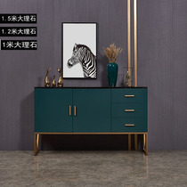 Modern simple entrance cabinet Marble desktop dining side cabinet Light luxury wind locker Living room door shoe cabinet Decorative cabinet