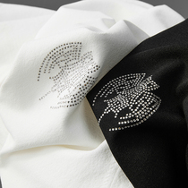 Summer business base short sleeve T-shirt for men 16-pin horizontal machine technique knit elastic bronzed round collar pure color T-shirt