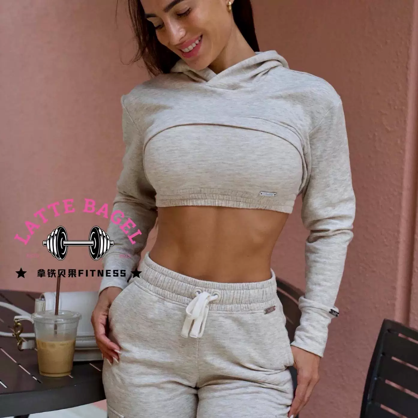 [Bomsbhell炸弹超短带帽卫衣帽衫Sweat Bolero Hoodie]