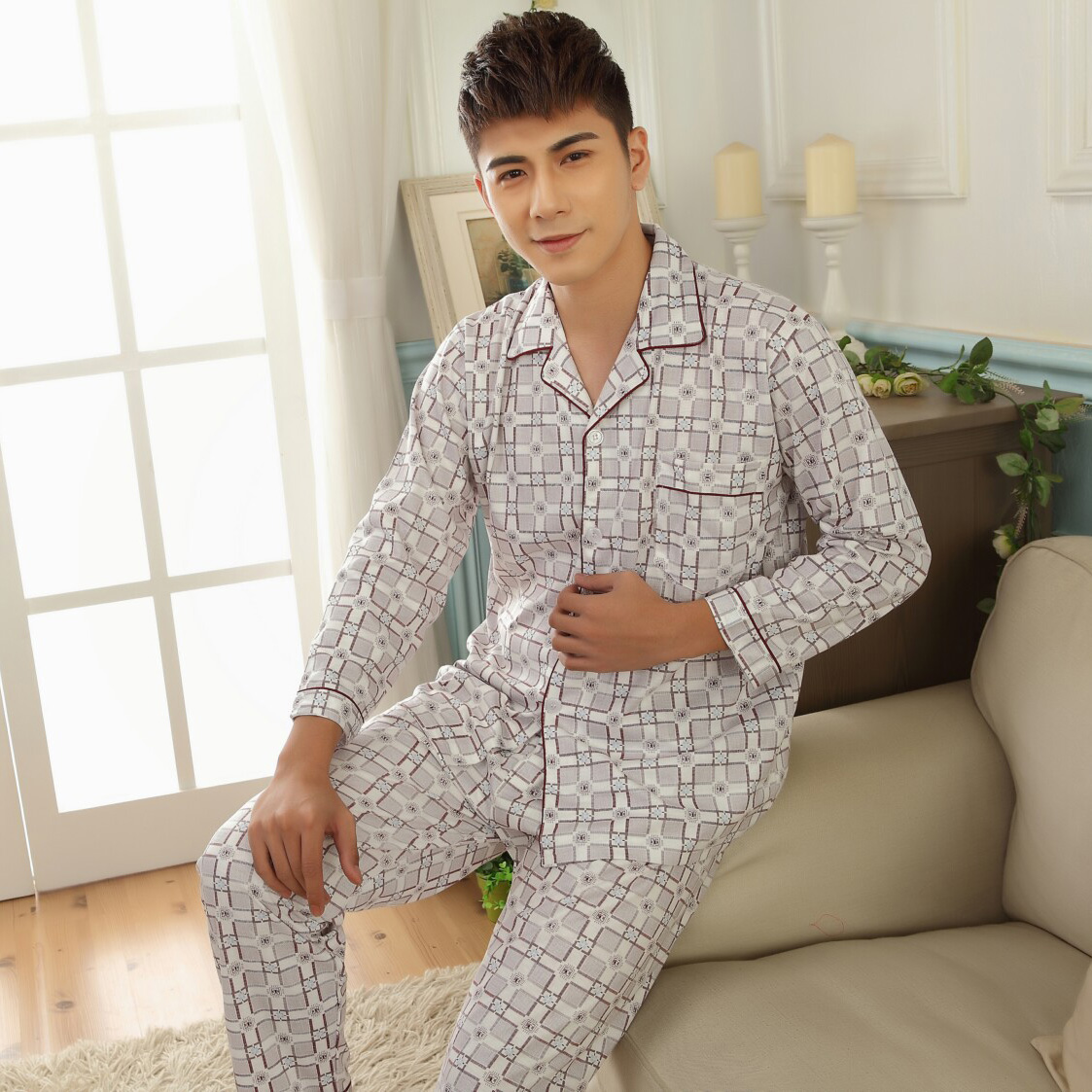Pyjama pour homme OTHER   en Coton à manches longues - Ref 3003306 Image 15
